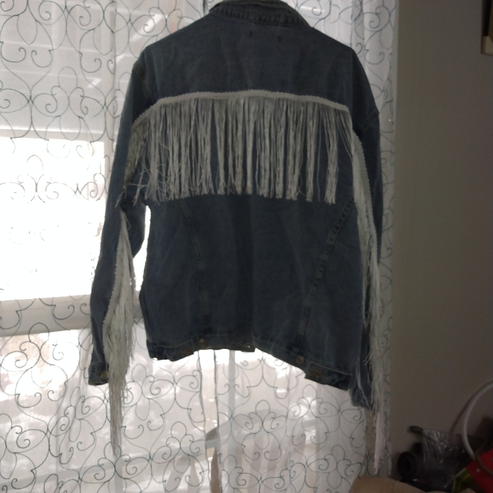 Fringe Jean Jacket